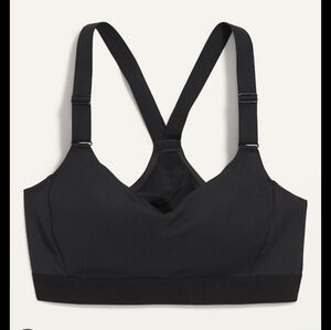 Old Navy Black Medium Support Sports Bra
